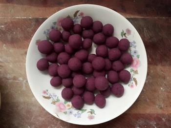紫薯丸子的做法图解4