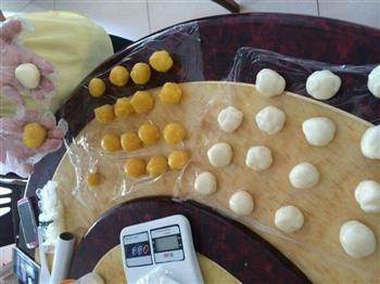 自制奶黄馅冰皮月饼的做法步骤4