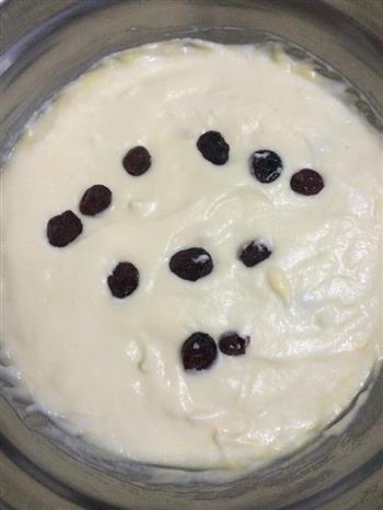 蔓越梅酸奶蒸蛋糕的做法步骤8