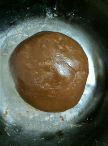 巧克力椰蓉月饼的做法步骤4