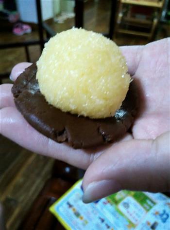 巧克力椰蓉月饼的做法步骤6