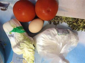 快手早餐-番茄疙瘩汤的做法步骤1