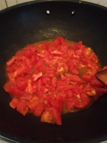 快手早餐-番茄疙瘩汤的做法图解4