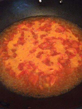 快手早餐-番茄疙瘩汤的做法步骤5