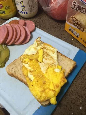 燕麦三明治 健康营养早餐的做法图解4