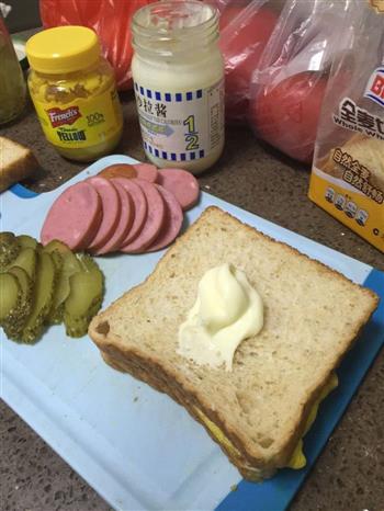燕麦三明治 健康营养早餐的做法图解5
