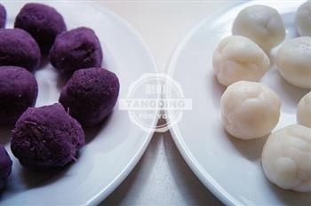 紫薯冰皮月饼-懒人今天不偷懒的做法步骤4