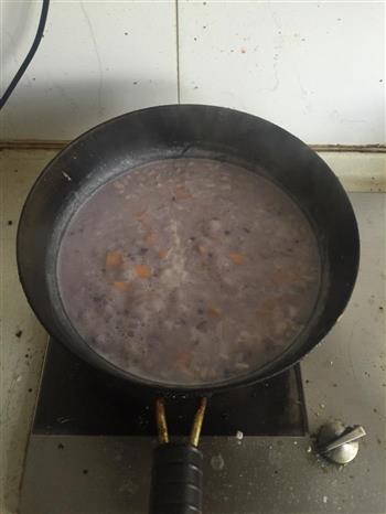 红豆燕麦牛奶双薯养生粥的做法步骤7