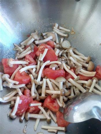 番茄菌菇蟹味汤的做法图解4