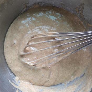 黑麦天然酵种松饼的做法步骤2
