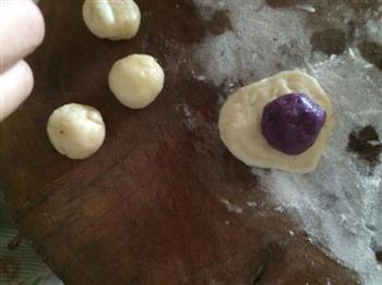 紫薯&可可一口酥的做法图解4