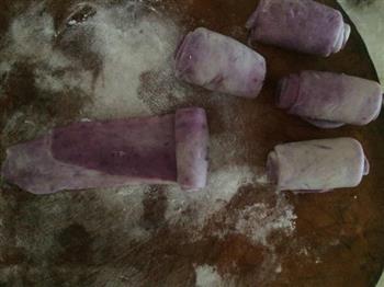 紫薯&可可一口酥的做法图解6