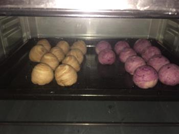 紫薯&可可一口酥的做法图解9