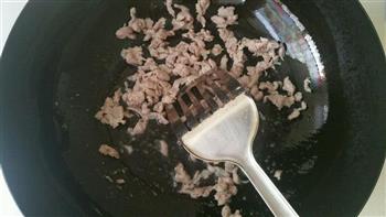 小青菜毛豆肉丝烂糊面的做法步骤4