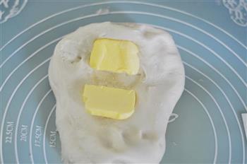 奶香土司-—第一次手揉出膜的做法图解5