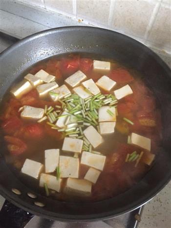 番茄豆腐汤的做法图解5