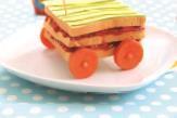 小火车创意三明治的做法图解3
