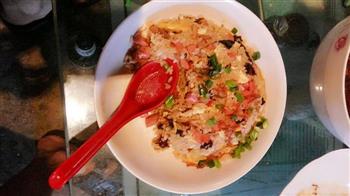 瘦肉火腿香菇蛋炒饭的做法图解4