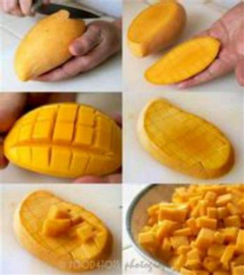 芒果mango切法的做法步骤3