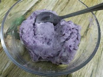 紫芋绵绵包的做法图解4