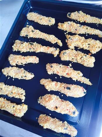 薯片海苔脆皮烤鸡柳的做法步骤7