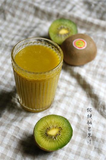 猕猴桃芒果汁的做法步骤5