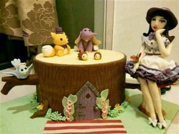 甜品台蛋糕-童话森林的做法图解16