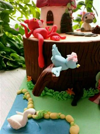 甜品台蛋糕-童话森林的做法图解20