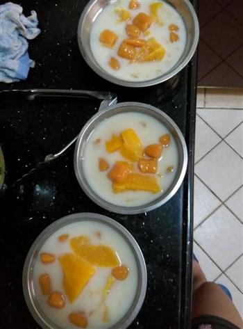 牛奶木瓜芋圆糖水的做法图解4