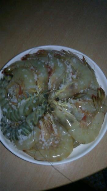 焖白刺虾跟九节虾的做法步骤2