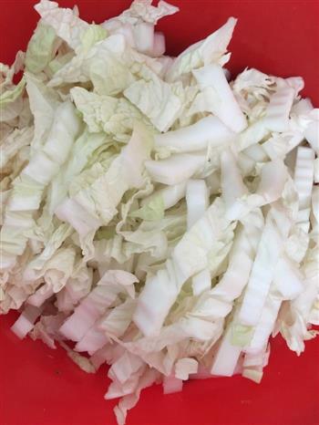 大白菜炖豆腐的做法步骤1