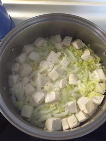 白菜豆腐汤的做法图解4