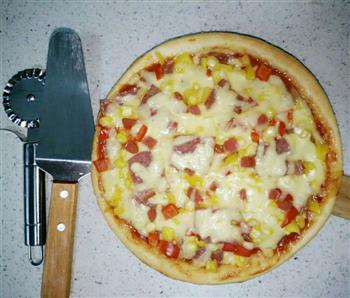 培根披萨的做法步骤10