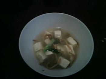 豆腐青菜海鲜汤的做法步骤4
