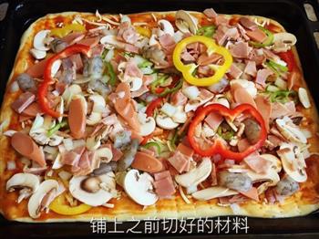 培根虾仁披萨-简易豪华版的做法步骤5