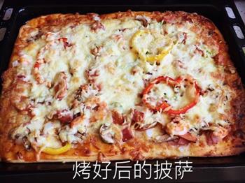 培根虾仁披萨-简易豪华版的做法步骤8