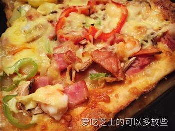 培根虾仁披萨-简易豪华版的做法步骤9