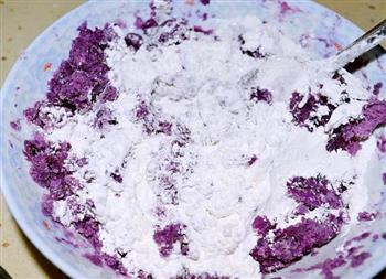 紫薯芝麻饼的做法图解4