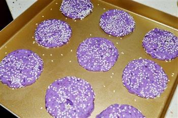 紫薯芝麻饼的做法图解7
