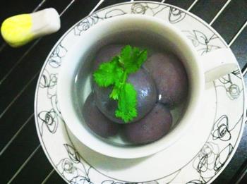 紫糯米黑芝麻汤圆的做法步骤9