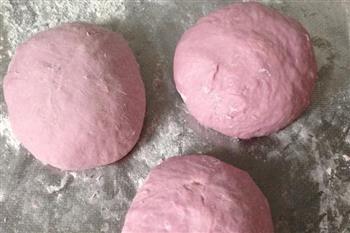 健康紫薯吐司面包的做法图解4