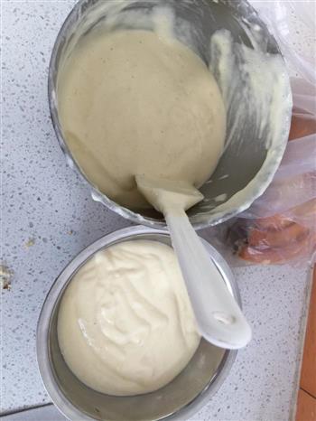 斑马纹酸奶戚风蛋糕的做法步骤13