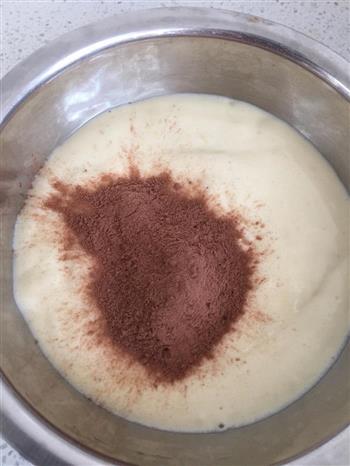 斑马纹酸奶戚风蛋糕的做法步骤14