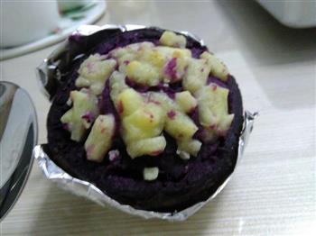 芝士焗紫薯的做法步骤10