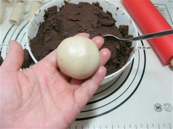 中式小点心—红豆沙印花酥皮的做法步骤15