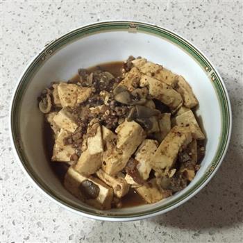 健康料理-蘑菇肉酱豆腐的做法图解7