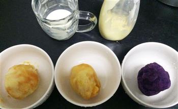 南瓜土豆泥、紫薯沙拉的做法步骤6