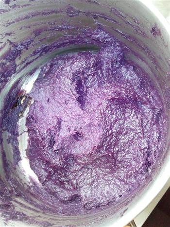 香酥紫薯面包卷的做法图解2