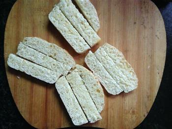 黑芝麻黄金面包条的做法图解4