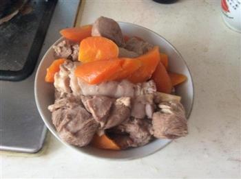 红烧羊肉、羊肉汤的做法步骤4
